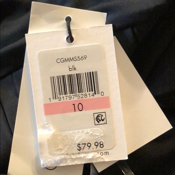 CALVIN Klein Side Pleated Halter One Piece Suit - Picture 5 of 6